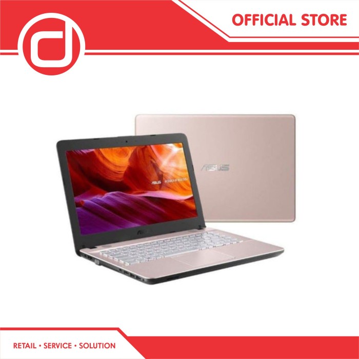 Asus X441MAO-413 /Celeron N4020/4GB/1TB/14″/Win 10 Home/Rose Gold