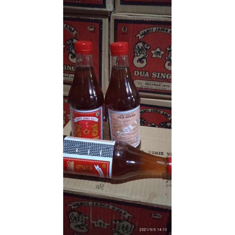 paket 4 botol jamu Jawa asli pl pahit cap dua singa