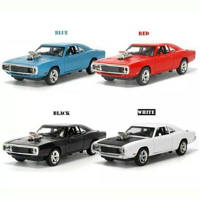 Diecast Miniatur Mobil 1:32 Fust Furious Dodge Charge