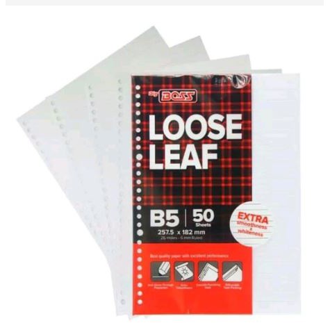 

Loose Leaf B5 50