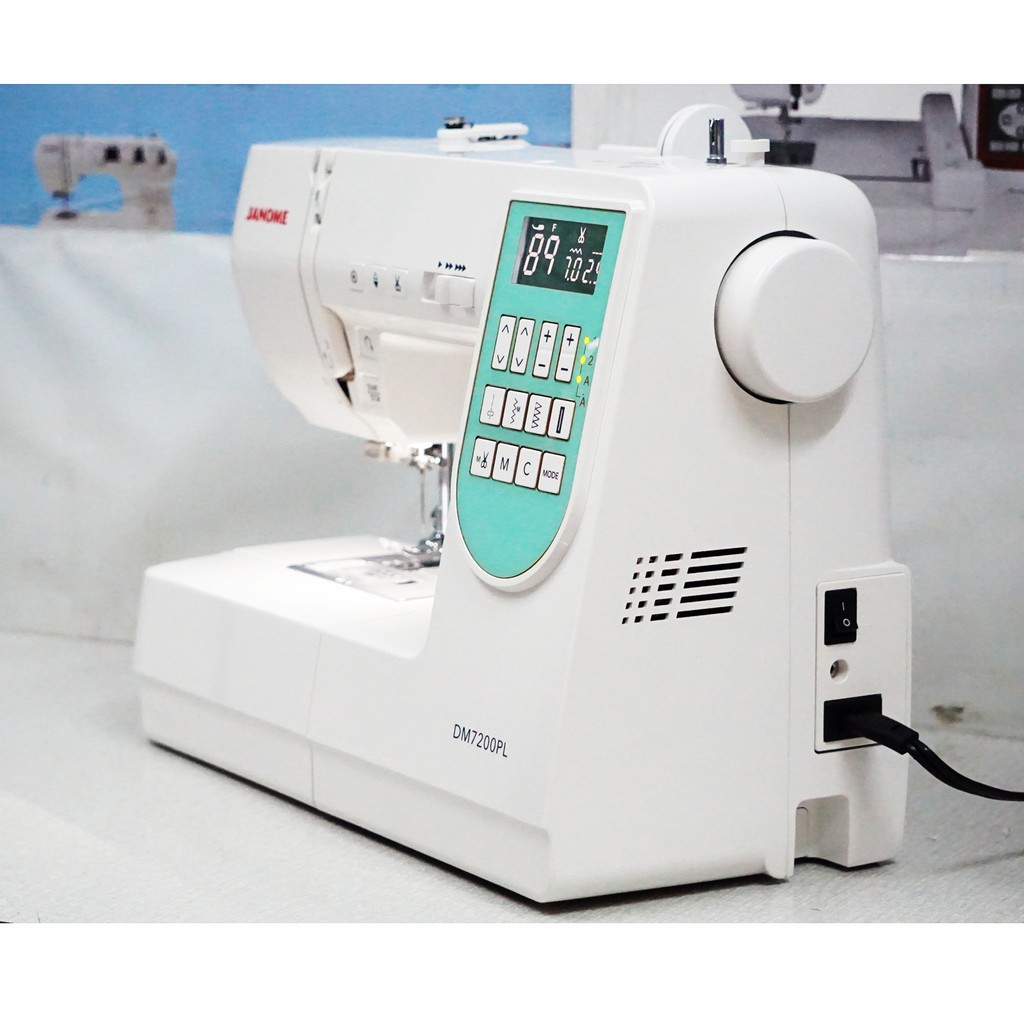 mesin jahit portable merk Janome type DM7200PL - hijau toska