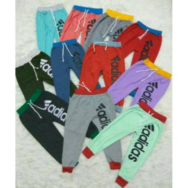 Jogger Anak 1 - 3 Tahun / Celana Panjang Training Sport Joger Anak Cowok Cewek Laki Perempuan Unisex