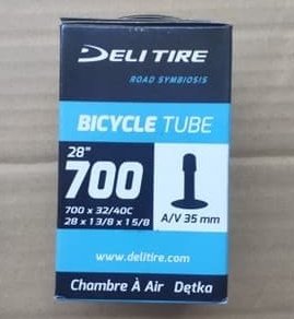 

Tube Deli 700 x 32 - 40 AV . Ban Dalam Deli 700 x 32/40 Pentil Besar