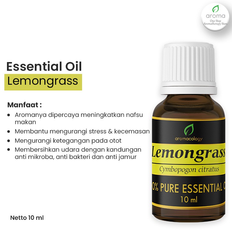 Essential Oil Aromatherapy Aromacology - Lemongrass 10ml