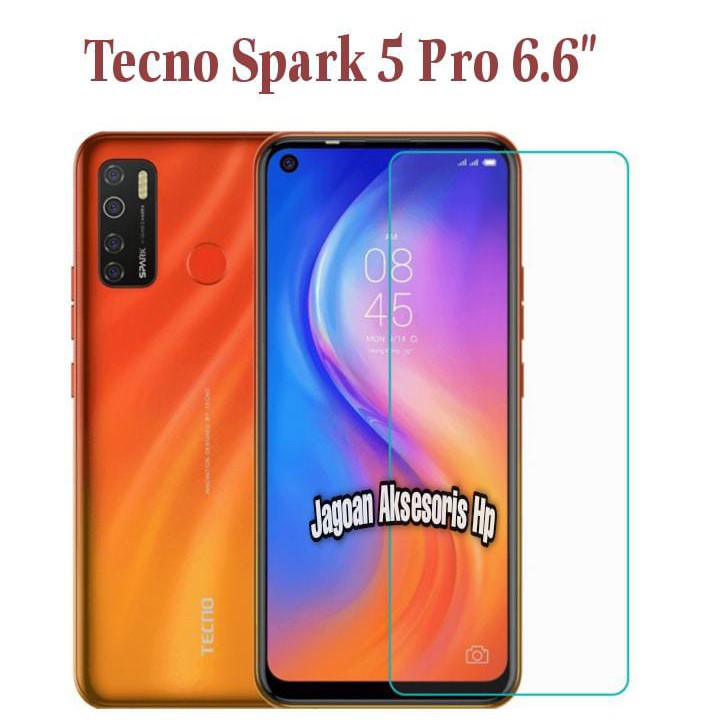 KOREAN Tempered Glass Tecno Spark 5 pro 6.6 inchi Anti Gores Kaca Screen Guard 9H 2.5D 0.3mm