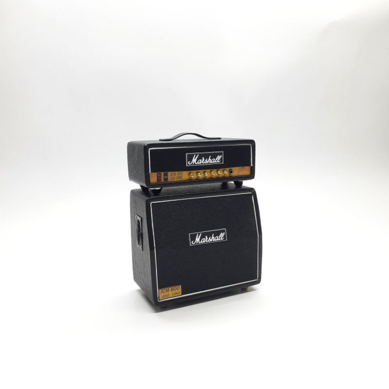 miniatur amplifier head cabinet marshall 1 : 12 cocok untuk aksesoris action figure 1 : 12 hiasan ra
