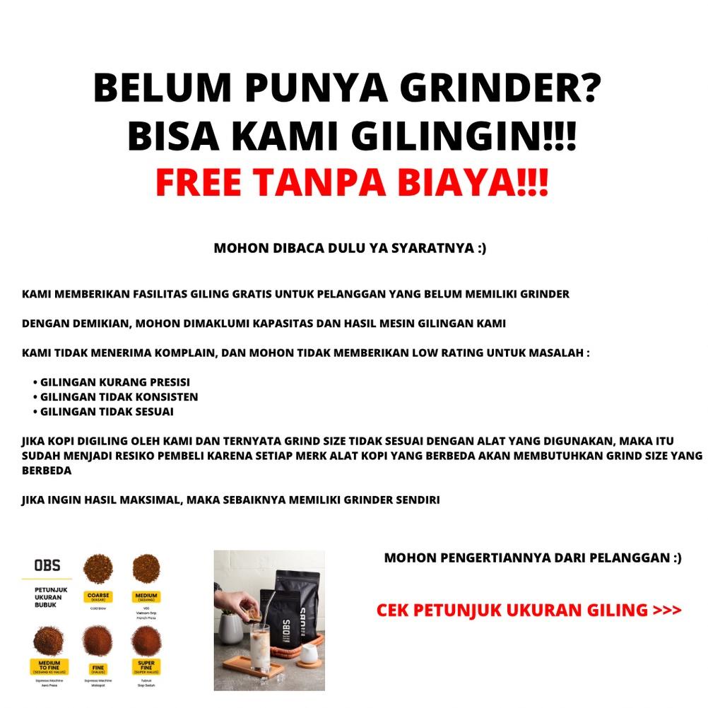 

[KODE JL07A] Kopi Robusta 250 gram Biji/Bubuk | Roasted Coffee 250 gr | OBS Coffee Robusta 250gr