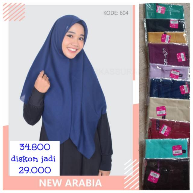 Jilbab segiempat rabbani new arabia jilbab rabbani segiempat katun rabbani murah