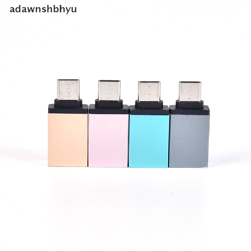 Adawnshbhyu Adaptor Type-C USB Female To OTG USB Type C Male Konvertor Kabel Konektor