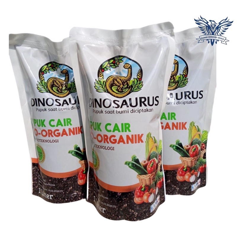 Pupuk Organik Dinosaurus 1Liter Menyuburkan Semua Jenis Tanaman  Kandungan : N, P205, K2O, Na, Fe, Cu, Zn, B, Co, Mo, Al