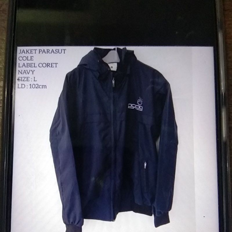 jaket parasut cole