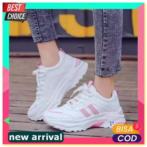 Sepatu Srs Wanita Kekinian Import Md 73 Sneakers Tanpa Tali Untuk (Terbaru) Sapatu Kets Cats Kasual 