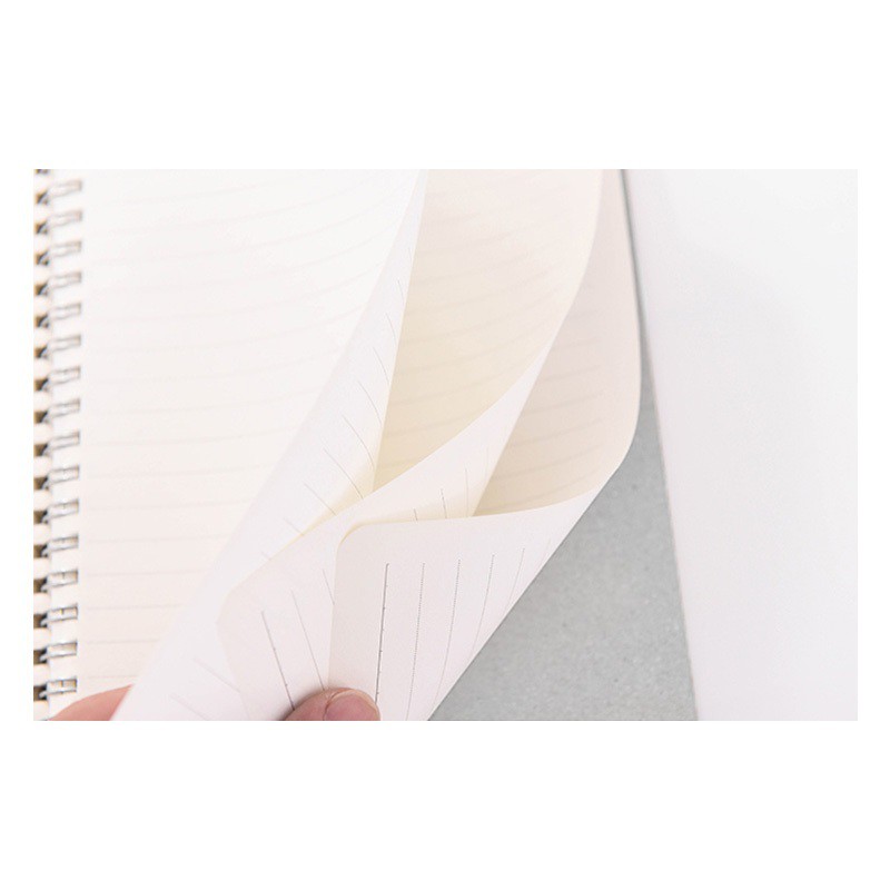 PMM Simple Basic Spiral Notebook Grey Sand Buku Catatan B5 Blank Kosong