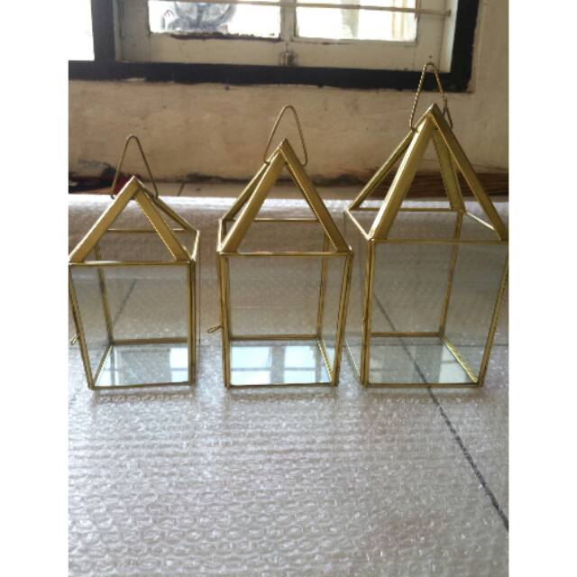1 set Lentera lilin / lentera hias / tempat lilin