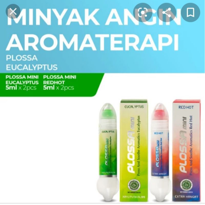 plossa mini minyak angin free kemasan refill