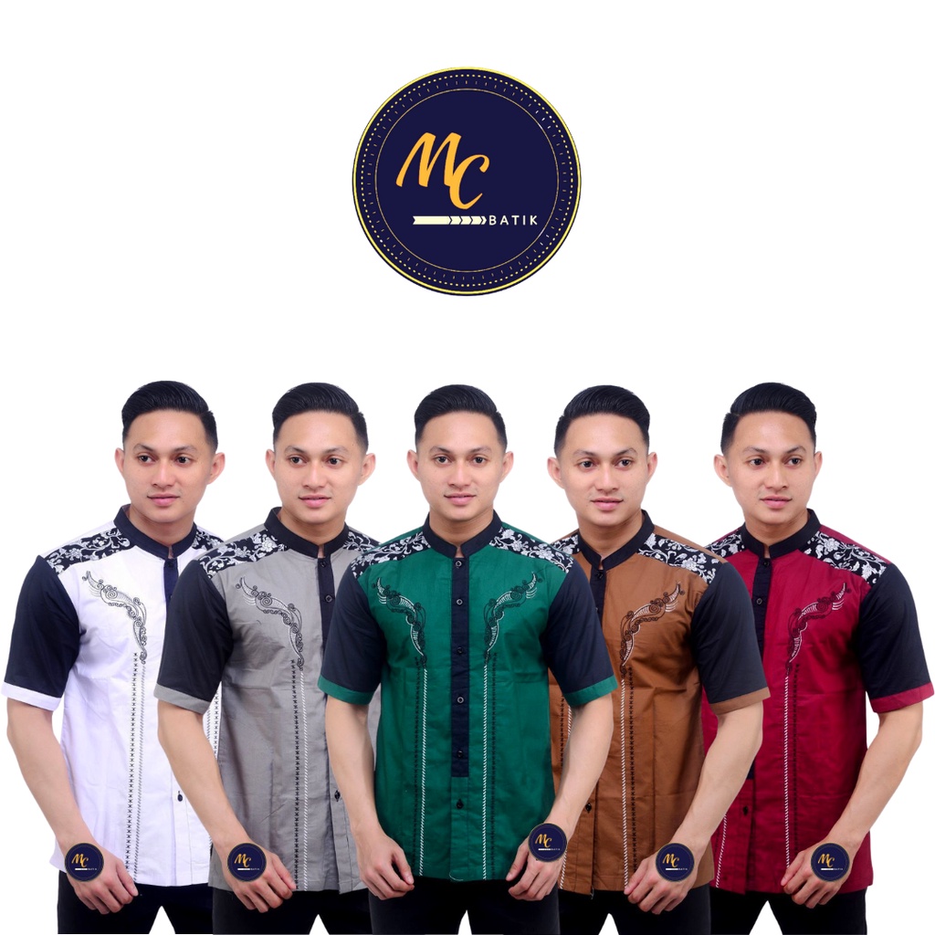 MCbatik Fashion Muslim | Baju Koko/Baju Muslim Lengan Pendek Premium