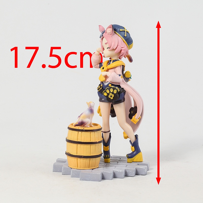 Genshin Mainan Boneka Action Figure Impact Diona Bahan PVC Ukuran 17cm Untuk Koleksi