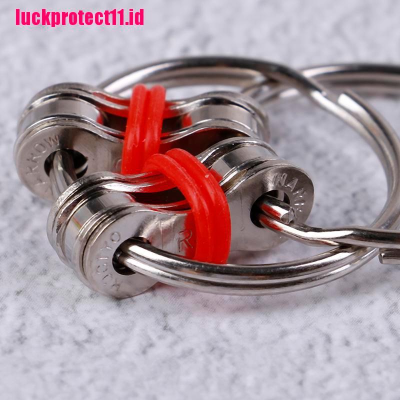 Lucktoy 1pc Gantungan Kunci Fidget Spinner Untuk Menghilangkan Stress