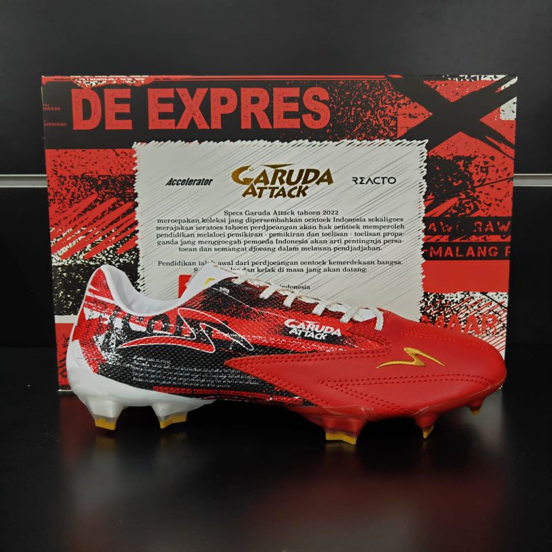 [LIMITED EDITION ELITE] Sepatu Bola Specs ACCELERATOR LIGHTSPEED 3LX ELITE GARUDA ATTACK