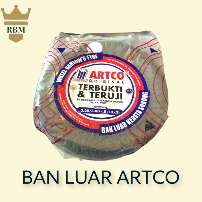 Ban Luar Gerobak Artco / Ban Artco / Ban Gerobak Pasir Sorong