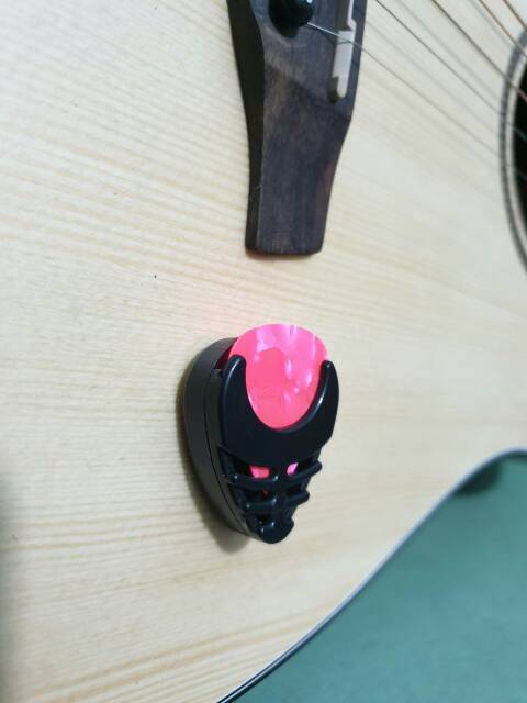 Pick Holder buat Gitar Bass Ukulele Akustik Elektrik Murah Meriah Bonus Pick Jakarta