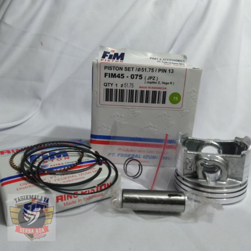 PISTON KIT SEHER KIT JUPITER Z PIN 13 OS STD 25 50 75 100 125 150 FIM 45 ORIGINAL 100%