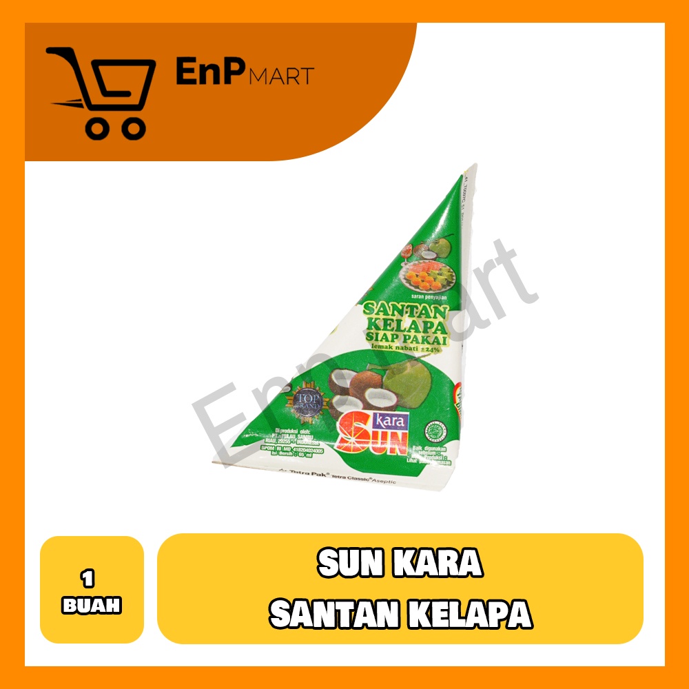

Santan Kelapa SUNKARA 65ml Sun Kara 65 ml SunKara Segitiga -1 Pcs