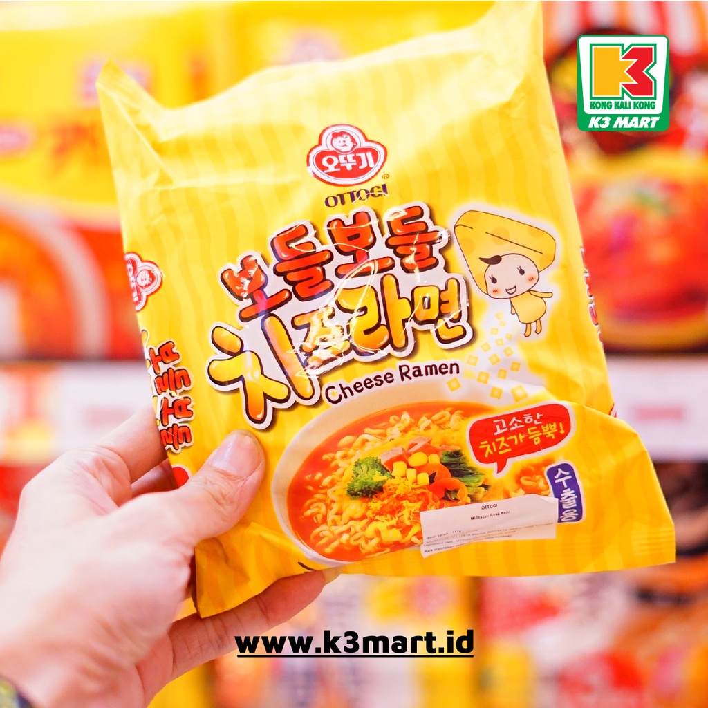 

Ottogi Cheese Ramen 111gr ( NON HALAL )