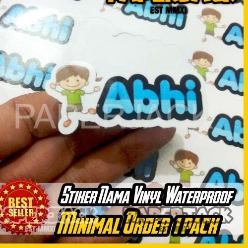 

Hot Sale - STIKER NAMA ANAK 1 SET ISI 30PCS WATERPROOF ,.