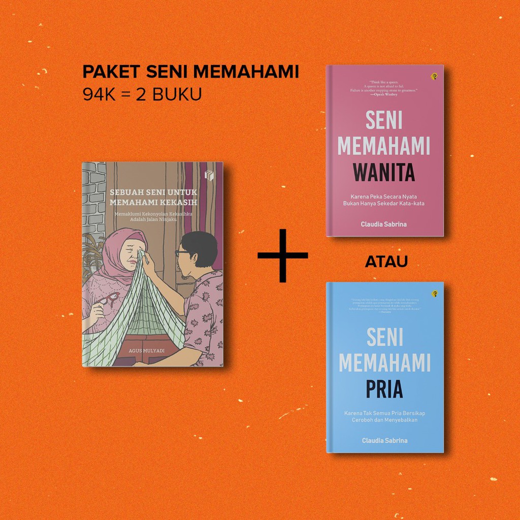 Disc Paket Seni Memahami - Seni Memahami Kekasih, Wanita, Pria