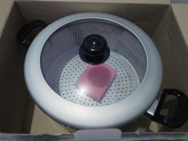 Dandang-panci Kukus Panca Guna-maspion Steamer Rice Cooker 26cm (00182.00005)