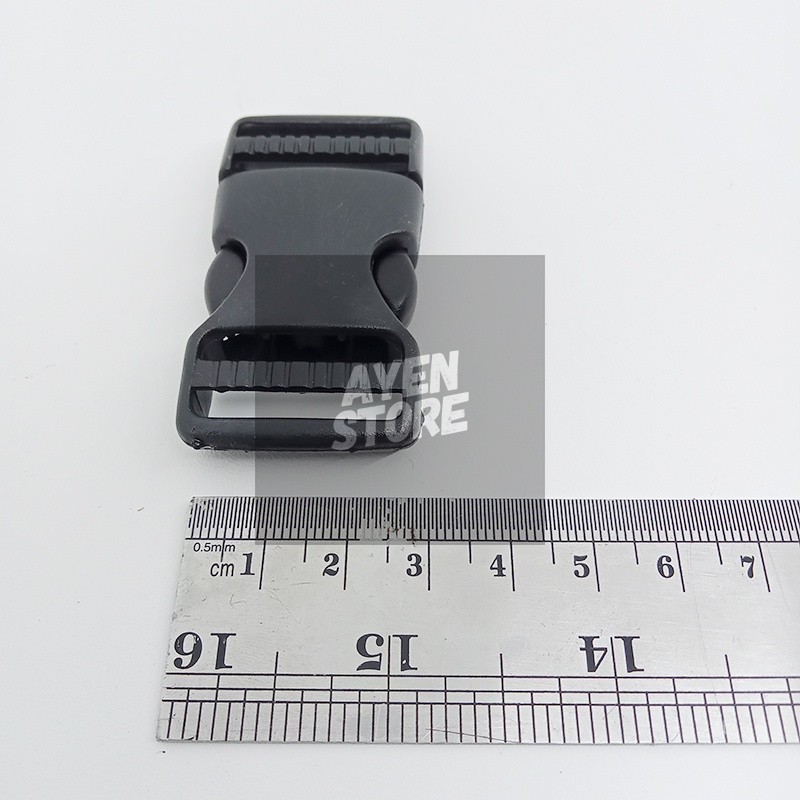 KUNCI SODOK ACETAL DSRE ukuran 2,5 cm / 25 mm Merek Double Coin | Buckle Asetal