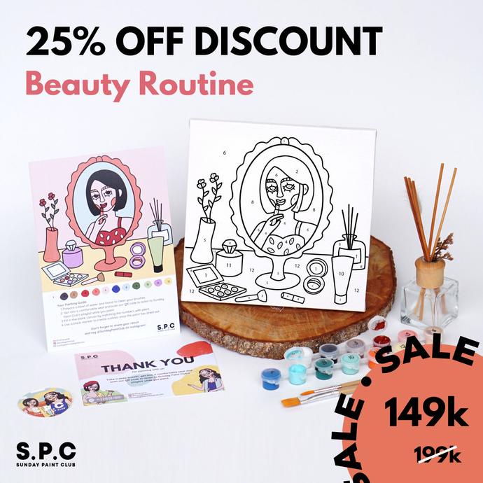 

PROMO Paint by Number Kit - Beauty Routine | Sunday Paint Club/CAT AKRILIK SET/CAT AKRILIK SET 24 WARNA/CAT AKRILIK PASTEL/CAT AIR/CAT AIR LUKIS SET/CAT AIR GIOTTO/KUAS LUKIS 1 SET/KUAS LUKIS KECIL/KUAS LUKIS LENGKAP/KANVAS LUKIS/KANVAS LUKIS