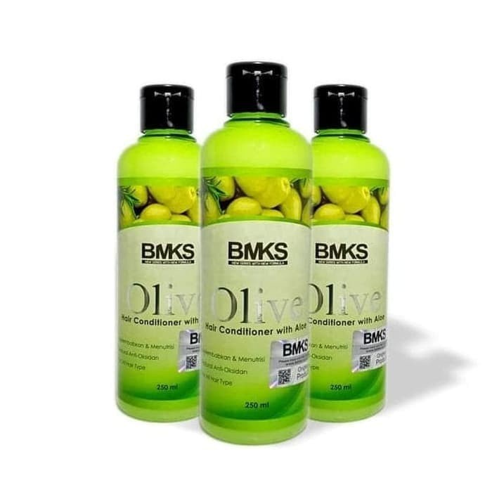 Obat Rambut Rontok Parah Botak Kerusakan Rambut Bercabang Conditioner Kondisioner Condi BMKS Olive Conditioner Original BPOM