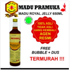 

Madu Royal Jelly Pramuka 650ml Alami