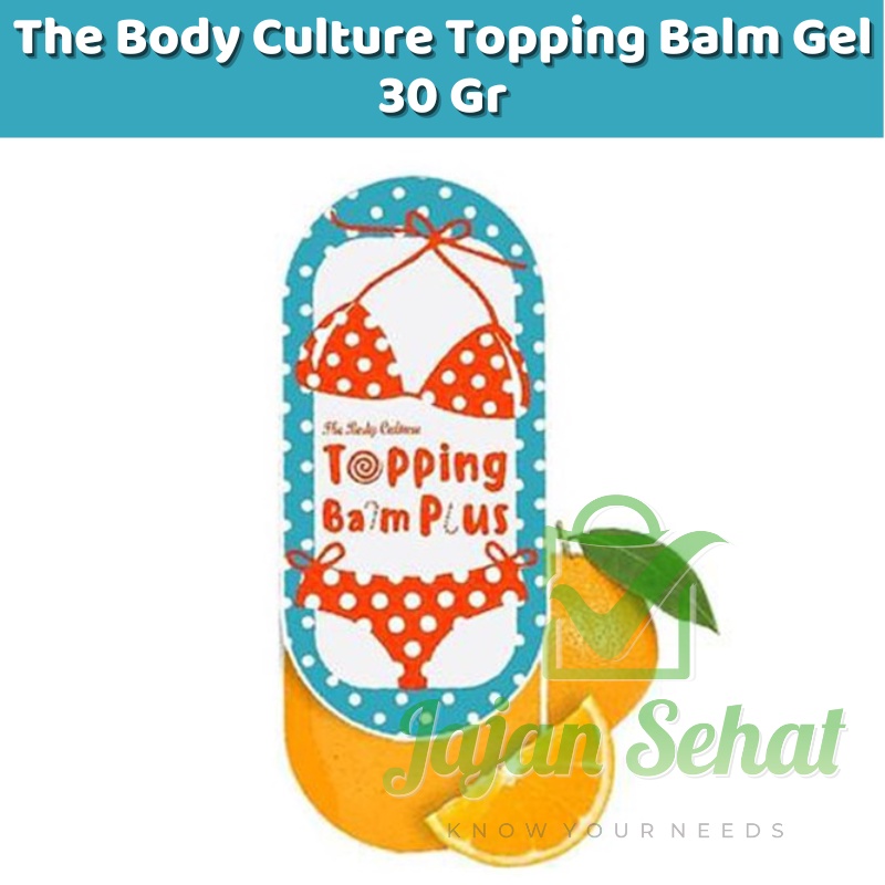 The Body Culture Topping Balm Gel 30gr Menghilangkan Kerutan Hitam