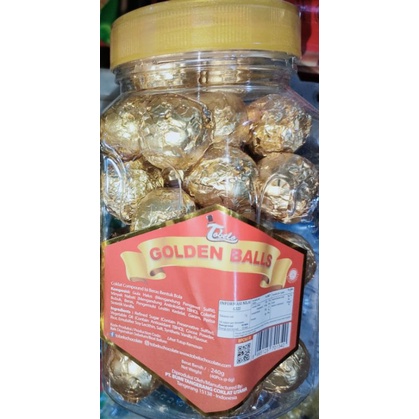 

Tobelo golden ball coklat bola isi 40pcs