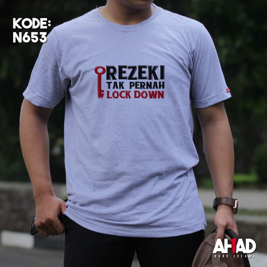 Kaos Islami Ahad - Rezeki tak pernah lockdown N651