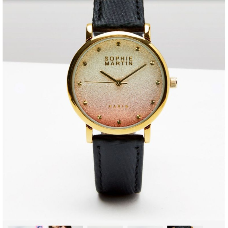 LADY BLACK  JAM TANGAN SOPHIE PARIS PROMO