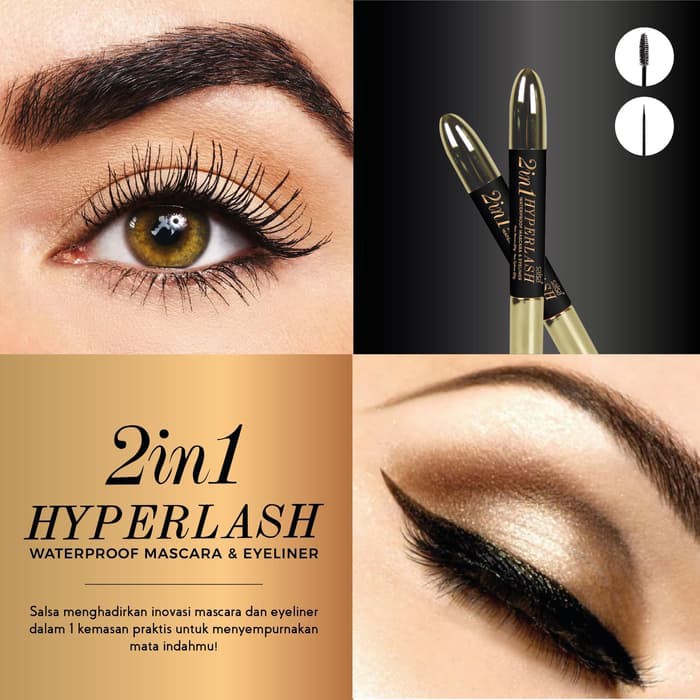 SALSA HYPERLASH 2 IN 1 MASCARA &amp; EYELINER