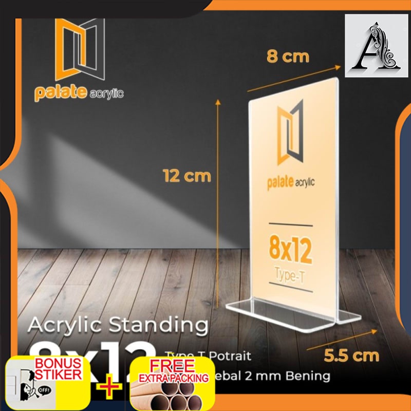 

Murah AKRILIK NOMOR MEJA 8X12 T / ACRYLIC TENT CARD / ACRYLIC TENT HOLDER