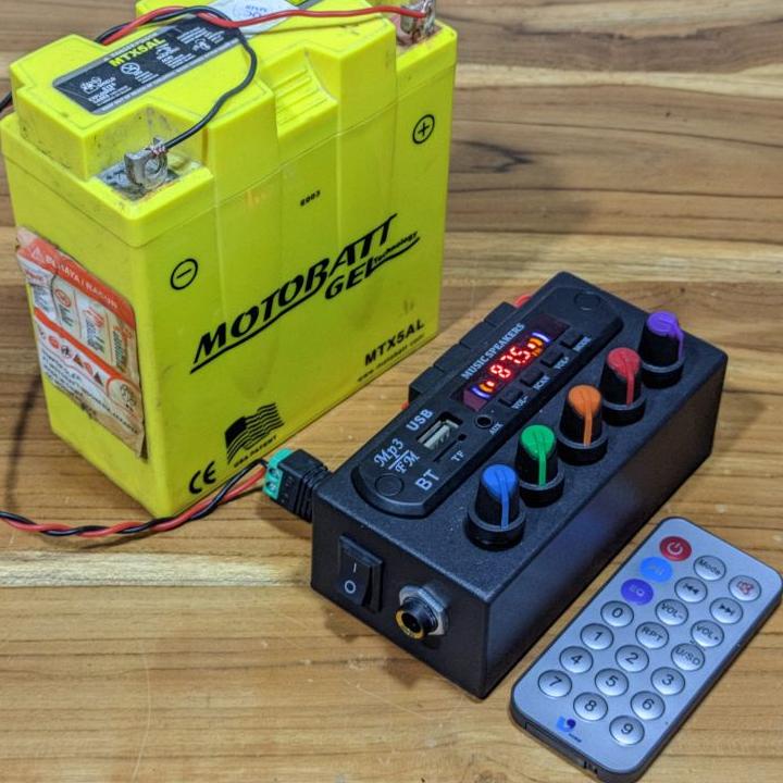 Terbaru.. Ampli Mobil Bluetooth 12v