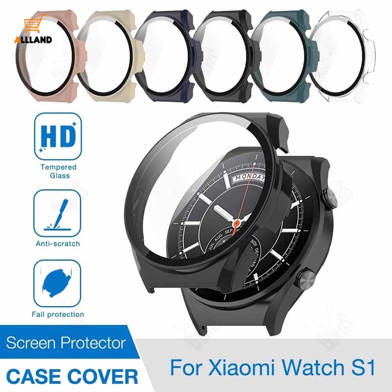 2in1 Case Pelindung Layar Full Cover Untuk Xiaomi Watch S1