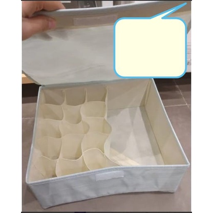 miniso storage box underware / storage box murah / storage box miniso / storage box
