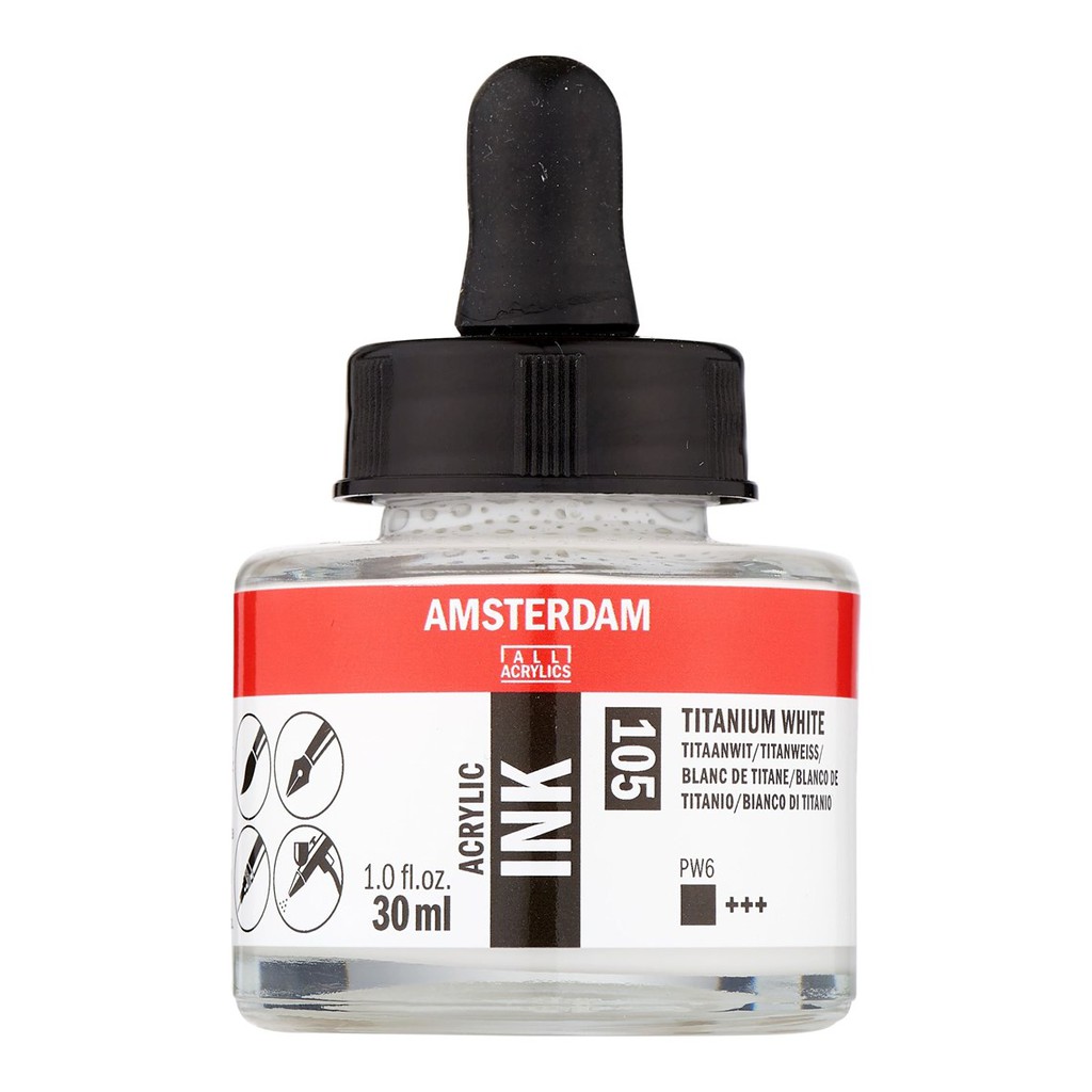 

TALENS Amsterdam Acrylic Ink 30ml - White and Yellow Series