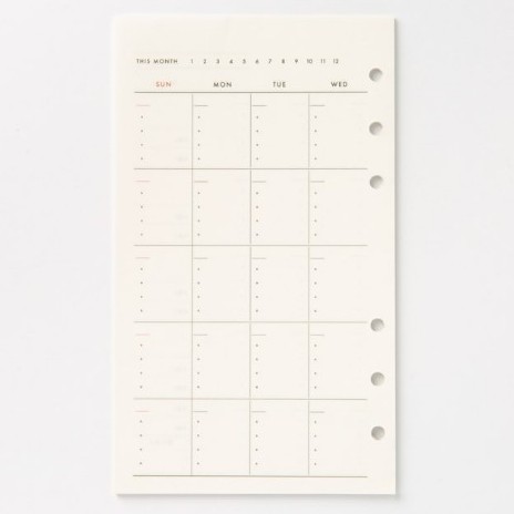 

Artbox Refill Paper Scheduler A6 4009760
