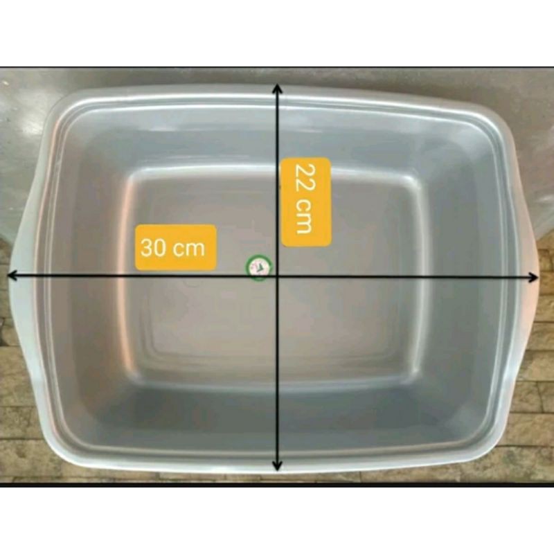 4 Bak pasir kucing hidroponik pak segi litter box hemat ongkir