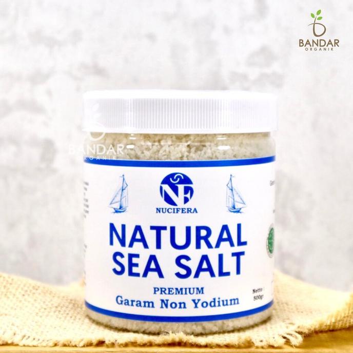 

[[COD]] Nucifera - Premium Sea Salt 500gr / Garam Laut Natural DISKON Kode 718