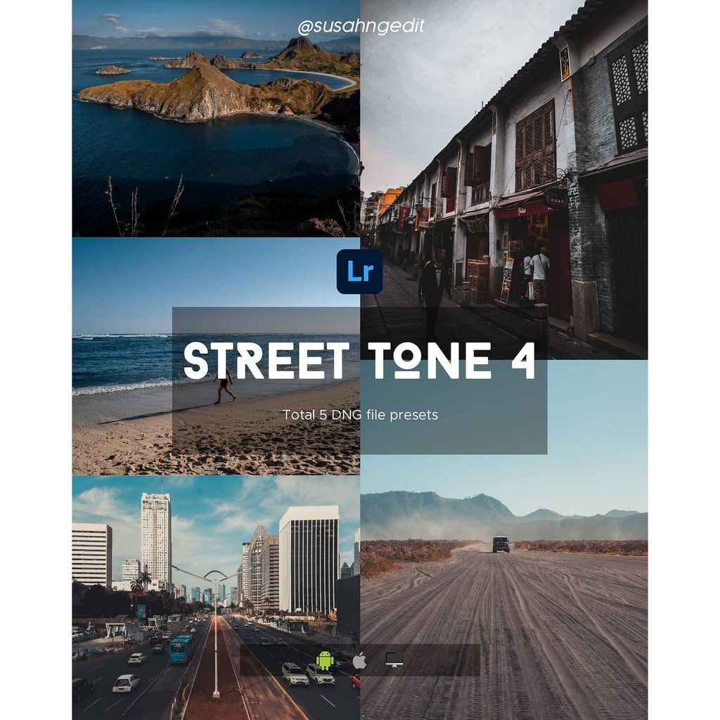 PRESET LIGHTROOM PREMIUM / STREET TONE 4 (PC / IOS / Android)