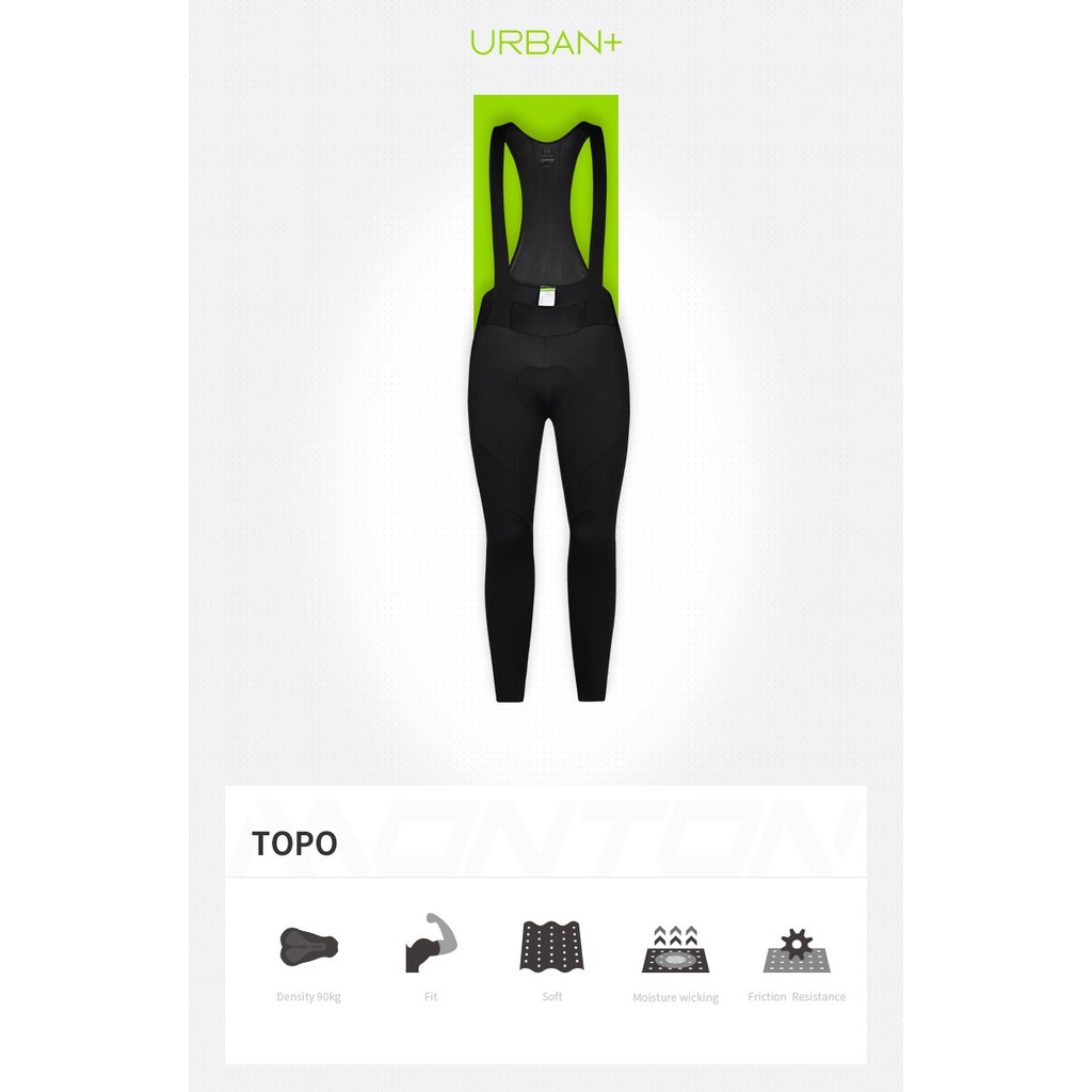Celana BIB Panjang WOMENS Monton Urban Topo / Cycling BIB Tights WOMEN